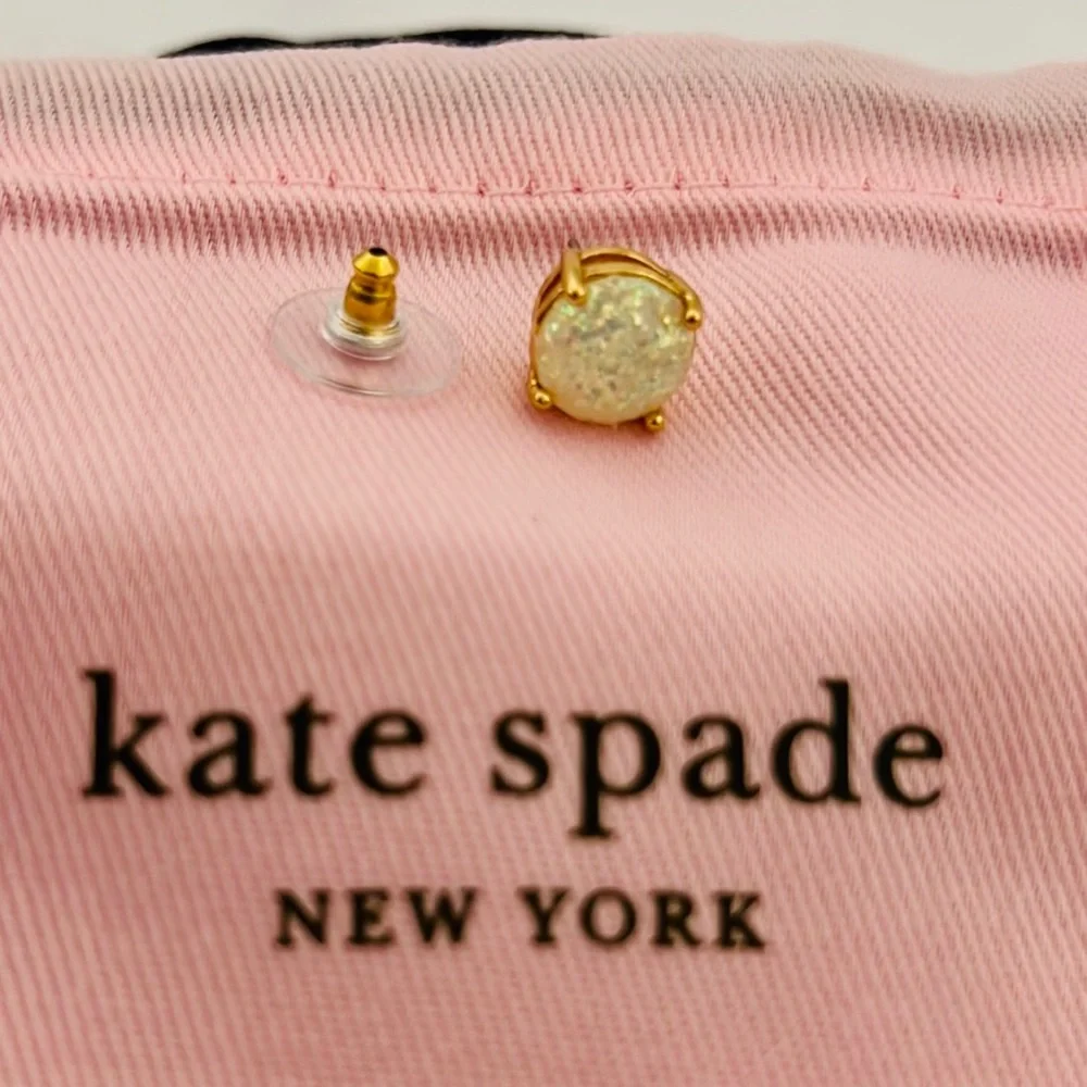 kate spade~Opal Glitter Studs / NWT / Host Pick - Picture 7 of 9